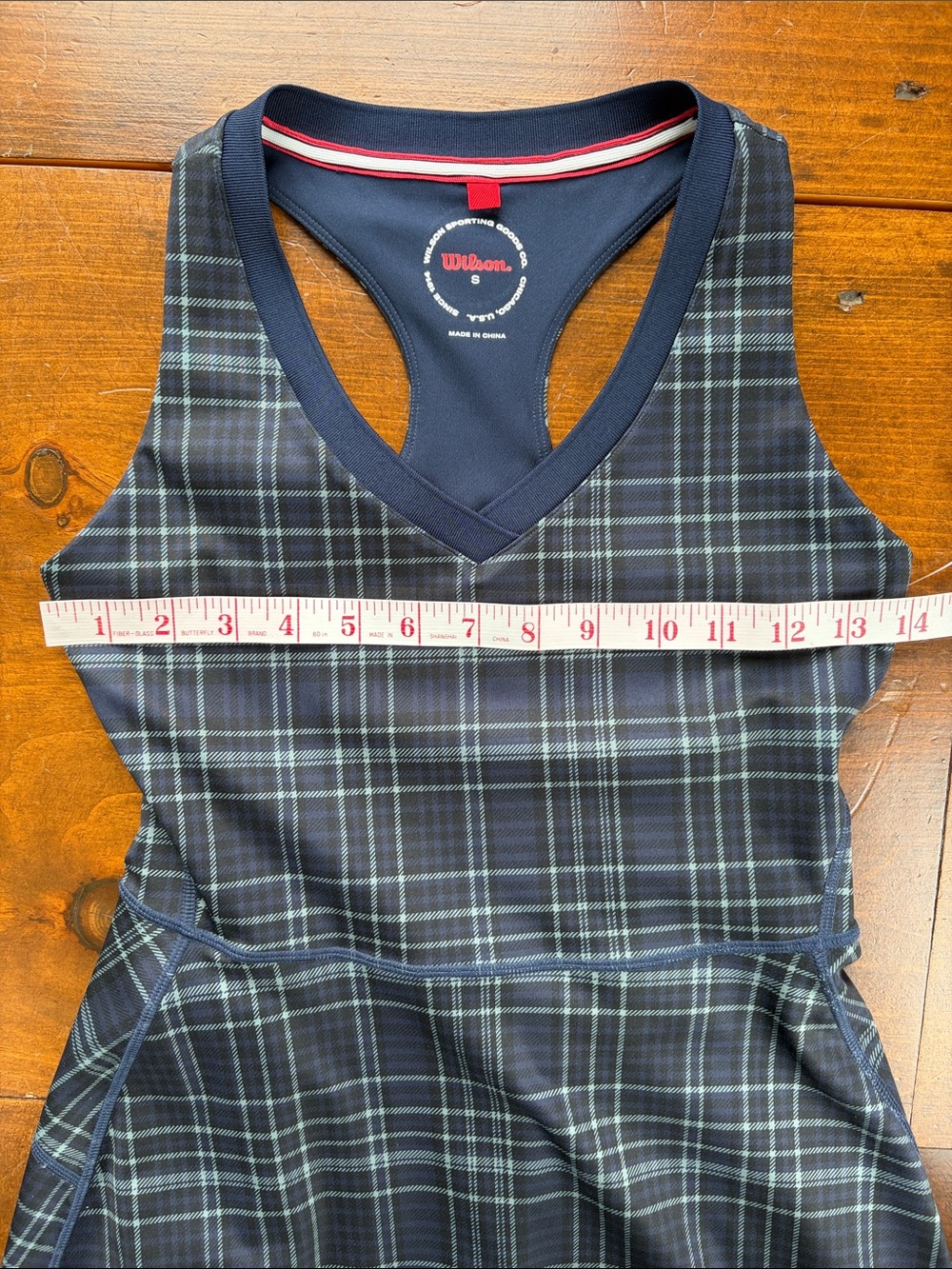 Wilson Tennis Dress Blackwatch Plaid Sz S - Picture 8 of 10